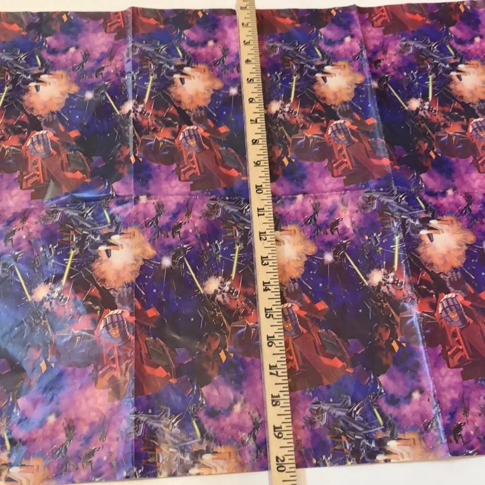 Transformers Wrapping Paper 1984 Optimus Prime in Package Vintage Transformer
